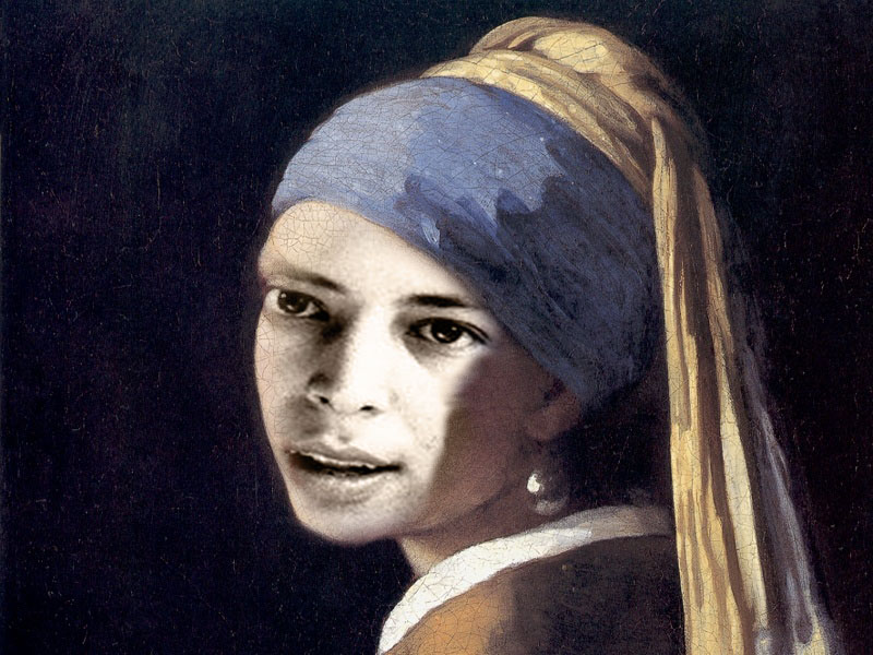 Vermeer | Meisje met de parel |  Dafna zelf portriet