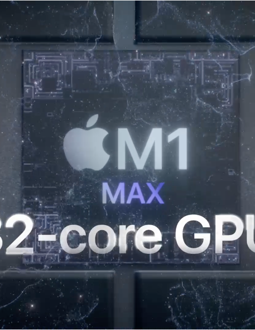 Apple M1 Pro chip 8-core CPU with 6 performance cores and 2 efficiency cores 14-core GPU 16-core Neural Engine 200GB/s memory bandwidth Media engine Hardware-accelerated H.264, HEVC, ProRes, and ProRes RAW Video decode engine Video encode engine ProRes encode and decode engine Configurable to: M1 Pro with 10-core CPU and 14-core GPU, M1 Pro with 10-core CPU and 16-core GPU, M1 Max with 10-core CPU and 24-core GPU, or M1 Max with 10-core CPU and 32-core GPU